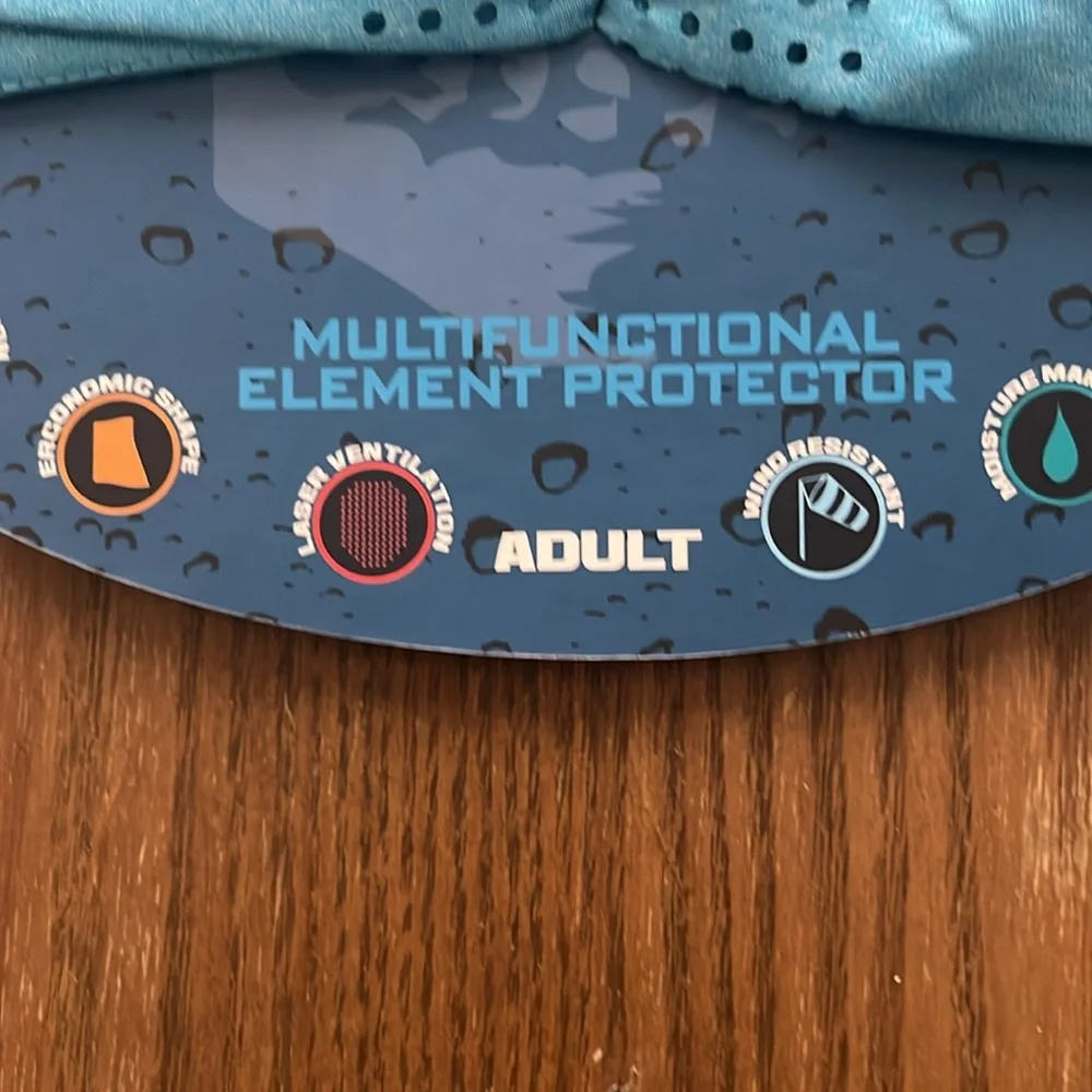 Salt life face shield blue